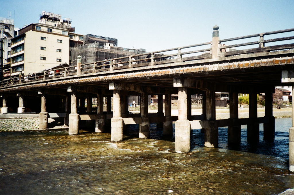 Kamo River and Chion-In, Olympus XA