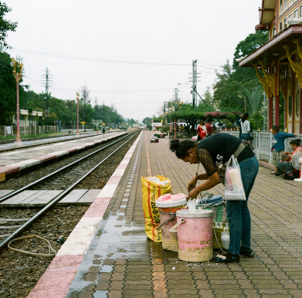 Hua Hin Train Station, Kodak Portra 400