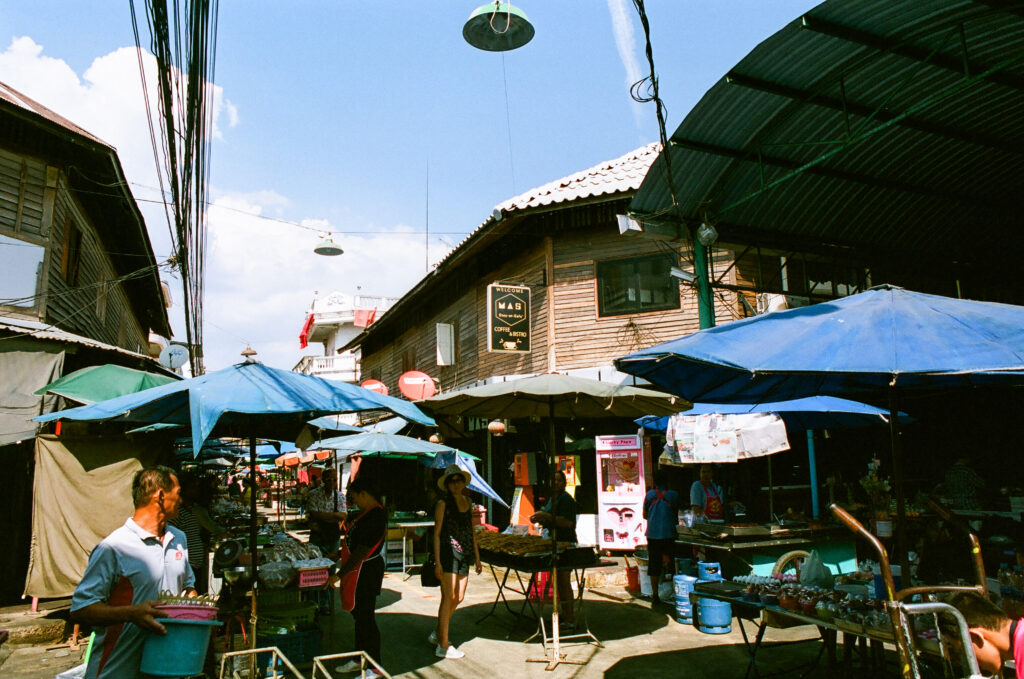 Chukkadon Market, Kanchanaburi, Agfa Ultra 100