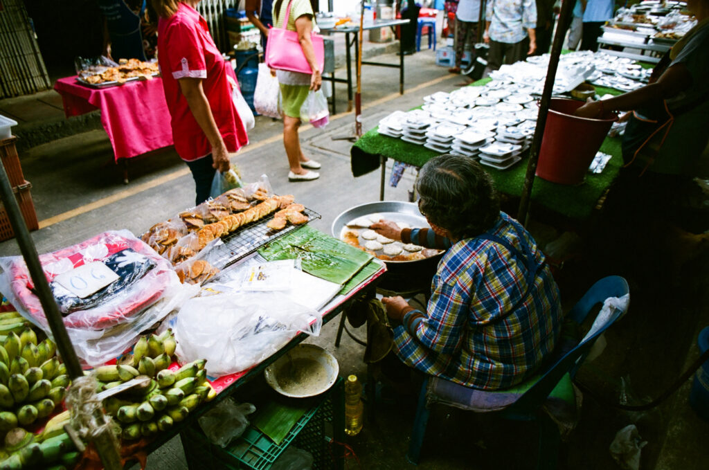 Chukkadon Market, Kanchanaburi, Agfa Ultra 100